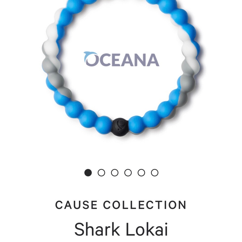 Lokai bracelet - Shark - Size Medium